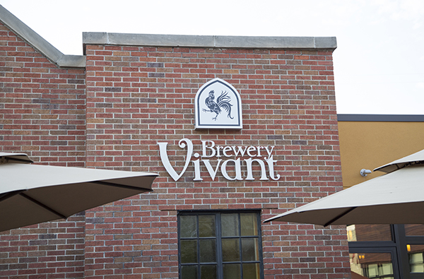 Brewery Vivant signage